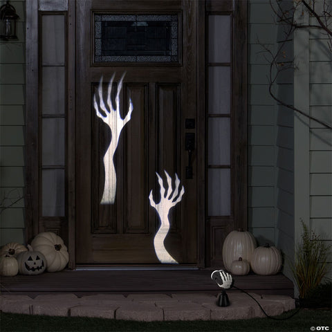 Lightshow Projection Moving Hands