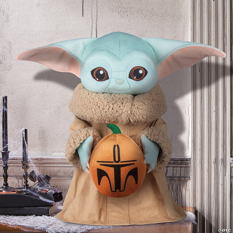 18" Halloween Greeter - Star Wars Child with Pumpkin | Horror-Shop.com