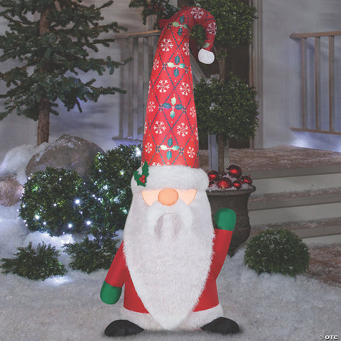 Airblown Mixed Media Christmas Tomten Inflatable | Horror-Shop.com