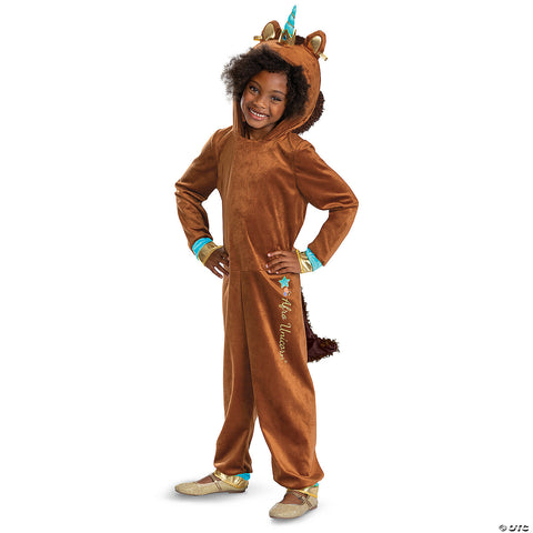 Girl's Deluxe Afro Unicorn® Jumpsuit Costume - Small 4-6X | Horror-Shop.com