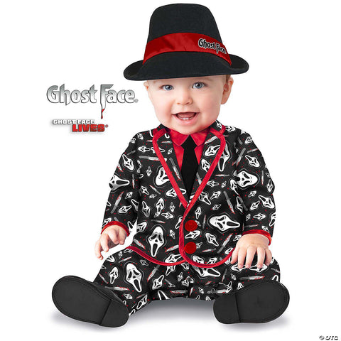 Toddler Scream™ Ghost Face® Party Suit Costume - Small 6-12 months