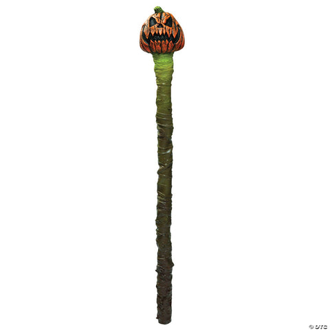 Staff with Jack-O'-Lantern Head