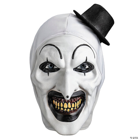 Terrifier™ Deluxe Art the Clown Overhead Plastic Mask - One Size