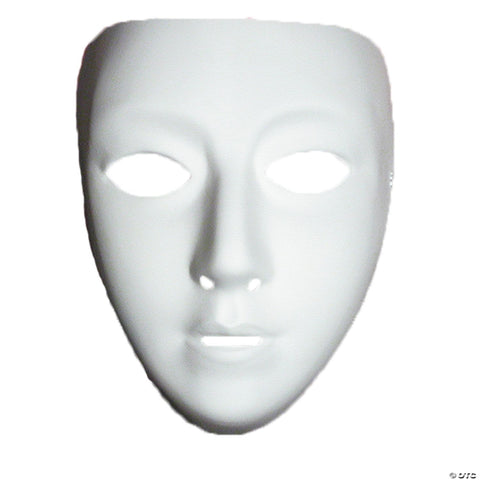 Women's Blank Female Mask | Horror-Shop.com