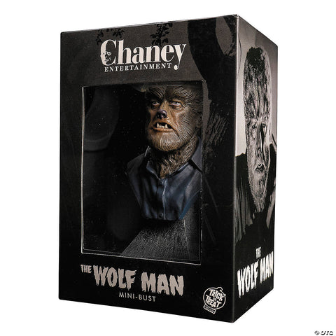 WOLF MAN MINI BUST | Horror-Shop.com