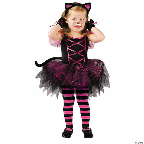 Toddler Black & Pink Tutu Caterina Costume -  3T-4T | Horror-Shop.com