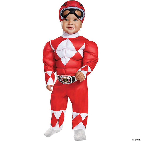 Red Power Ranger Muscle Costume - Mighty Morphin | Horror-Shop.com