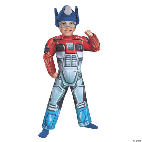 Boy's Optimus Prime Rescue Bot Toddler Muscle Costume | Horror-Shop.com