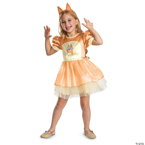 Toddler Girl's Classic Bingo Dress Costume - Large 4-6X | Horror-Shop.com