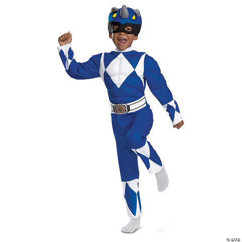 Toddler Power Rangers™ Blue Ranger Muscle Costume - Small | Horror-Shop.com