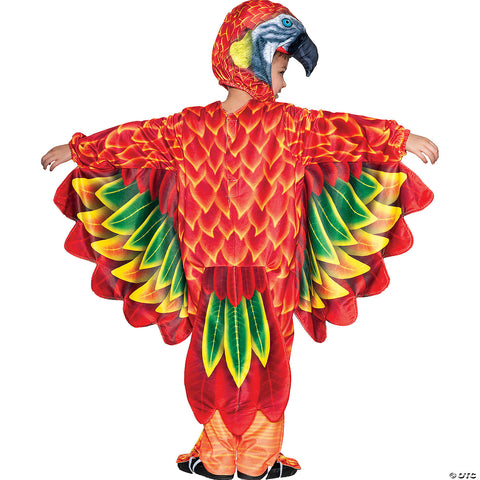 Toddler Red Parrot Printed | Horror-Shop.com