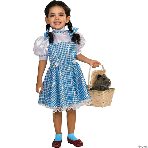 Girl's Sequin Dorothy Costume - Wizard of Oz | Horror-Shop.com