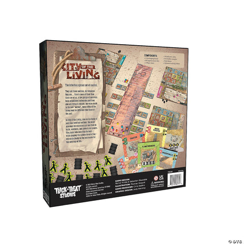 Trick or Treat Studios City of the Living Zombie-Themed Game for 2 to 4 Players | Horror-Shop.com