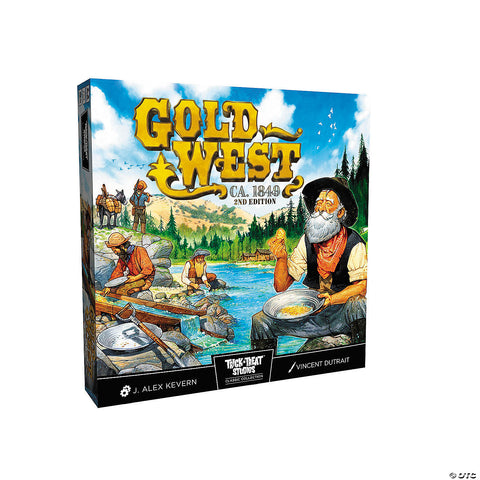 Trick or Treat Studios Gold West Wild West-Themed Board Game for 2 to 4 Players | Horror-Shop.com