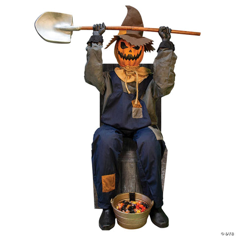 Smiling Jack Greeter with Chair | Horror-Shop.com