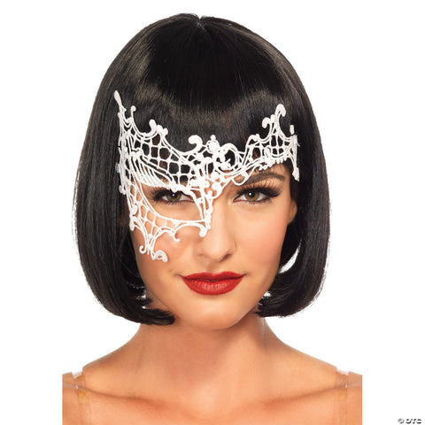 Women's White Daring Venetian Mask | Horror-Shop.com