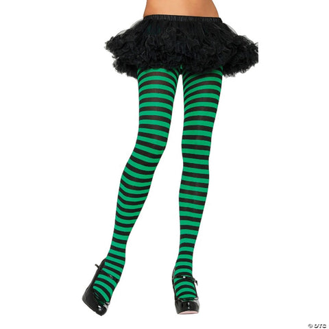 Nylon Striped Tights | Horror-Shop.com