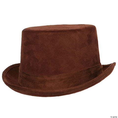 Faux Suede Top Hat