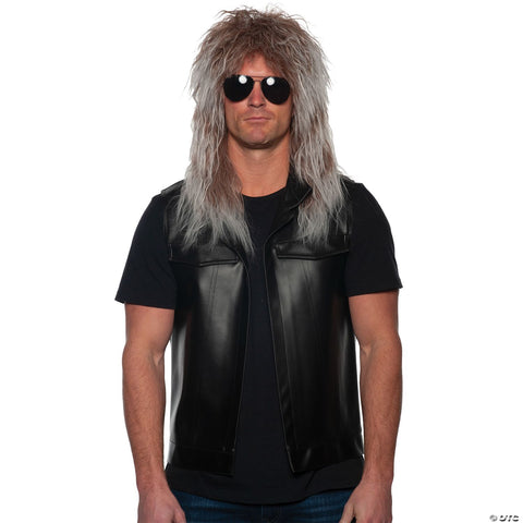 Grey Rocker Wig