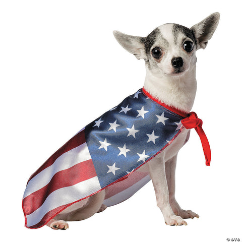 USA Flag Cape Dog Costume | Horror-Shop.com