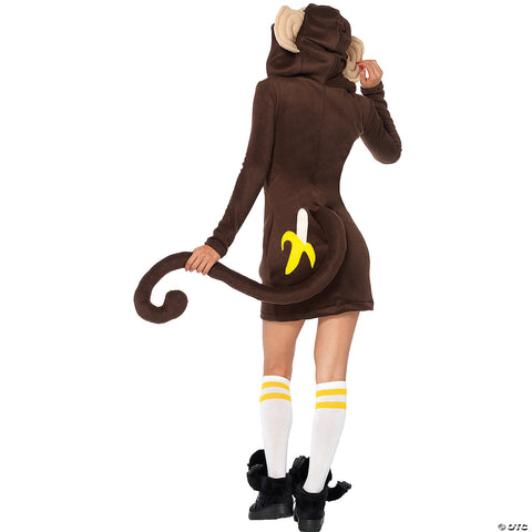 Women's Cozy Monkey Costume | Horror-Shop.com