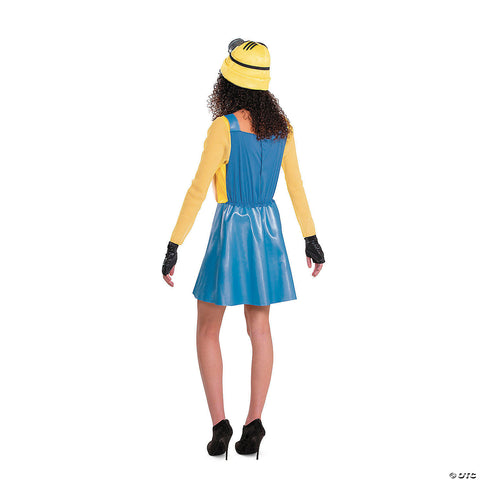 Women's Deluxe Minions™ Stuart Costume -  12-14 | Horror-Shop.com
