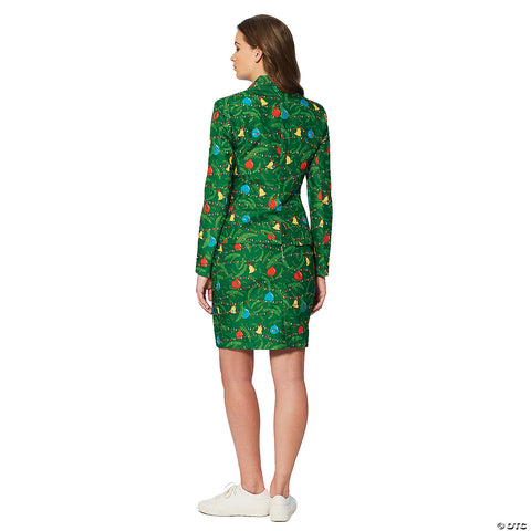 Women's Green Christmas Tree Suit | Horror-Shop.com
