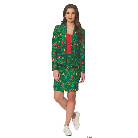 Women's Green Christmas Tree Suit | Horror-Shop.com
