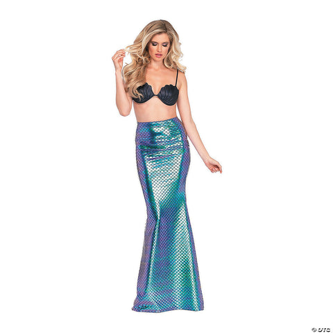 Women's Iridescent Scale Mermaid Skirt Costume | Horror-Shop.com