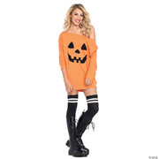 womens-pumpkin-jersey-dress
