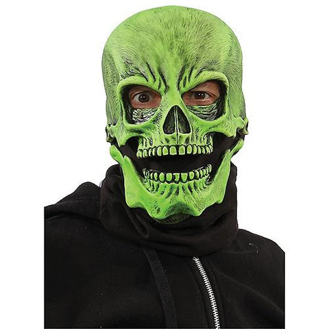 UV Green Sock Skull Mask