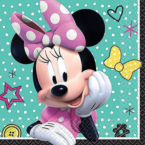 5" Minnie Helpers Bev Napkins - Pack of 16