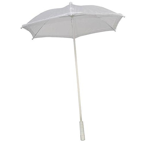 25-Inch Nylon Parasol with Ruffle