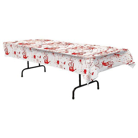 Bloody Handprints Table Cover