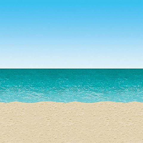 Ocean & Beach Backdrop 4' X 30'