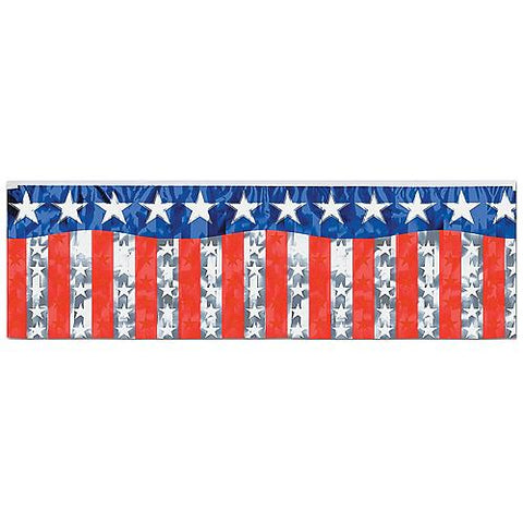 Stars Stripes Fringe Banner