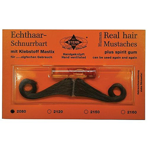 American Mustache - Real Hair | Horror-Shop.com