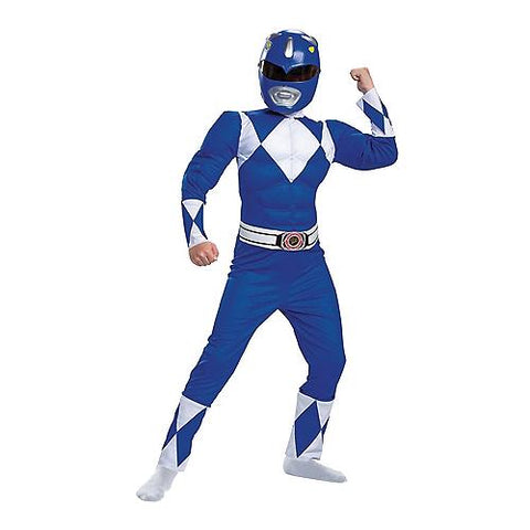 Boy's Blue Ranger Classic Muscle Costume