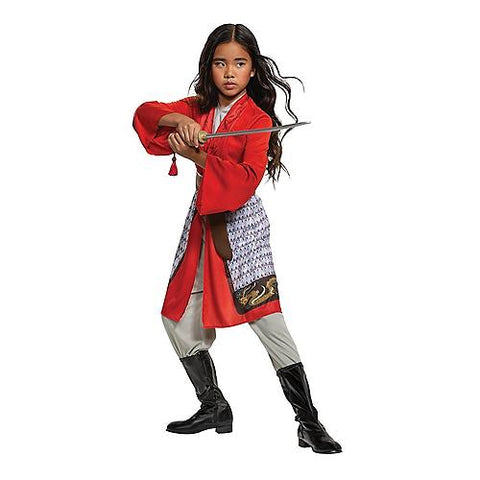 Girl's Mulan Hero Red Dress Classic Costume