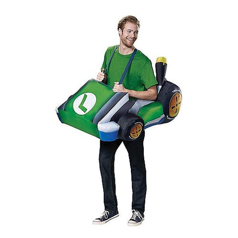 Men's Luigi Kart Inflatable Costume