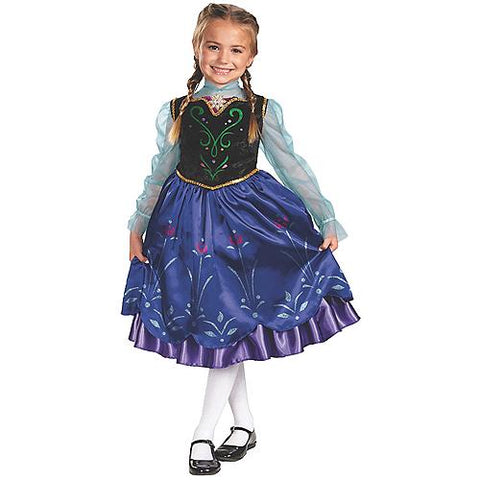 Girl's Anna Traveling Deluxe Costume - Frozen