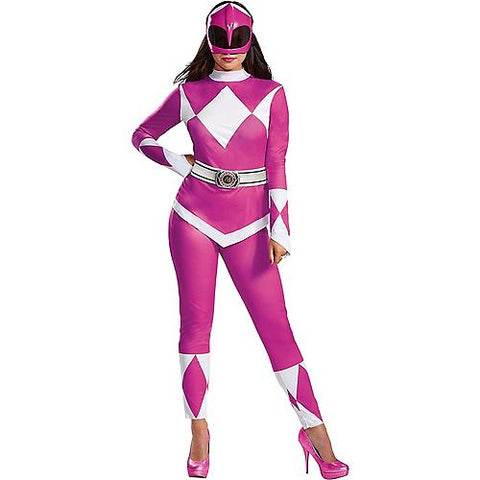 Women's Pink Ranger Deluxe Costume - Mighty Morphin