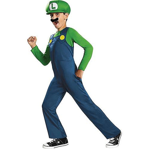 Boy's Luigi Classic Costume | Horror-Shop.com