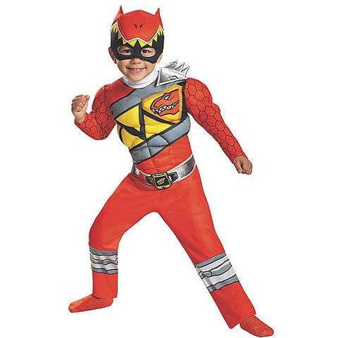 Boy's Red Ranger Muscle Costume - Dino Charge