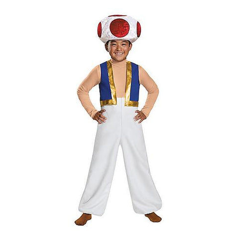 Boy's Toad Deluxe Costume - Super Mario Brothers