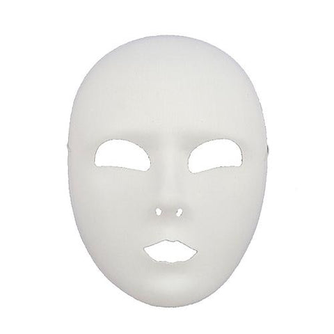 White Full Face Mask