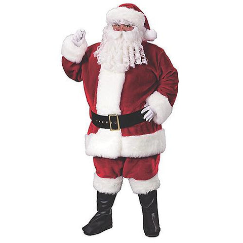 Men's Santa Suit Premium Plush Crimson