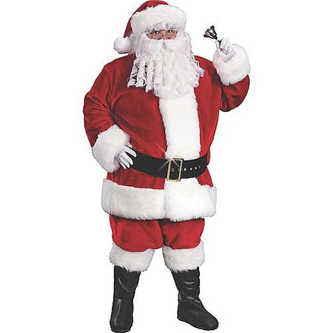 Men's Santa Suit Premium Plush Crimson