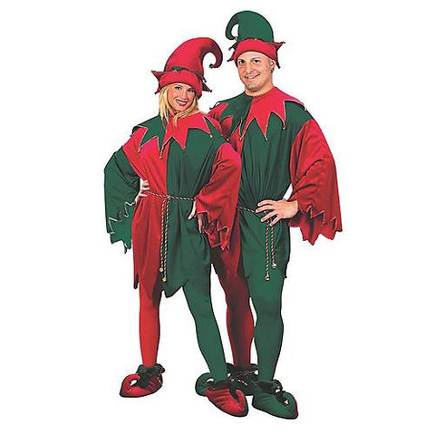 Elf Set Velvet Hat Tunic Shoes