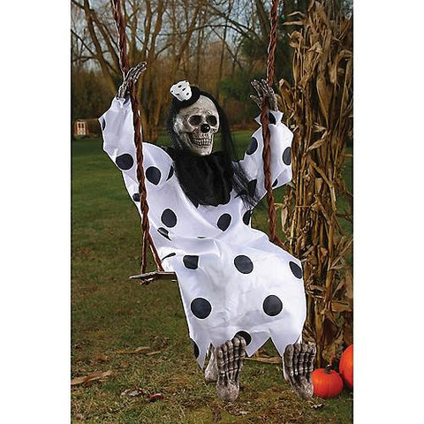 Skeleton Clown On Swing